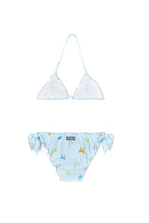 Bikini Cris in tessuto elasticizzato a righe SAINT BARTH KIDS | CRIS00101081L
